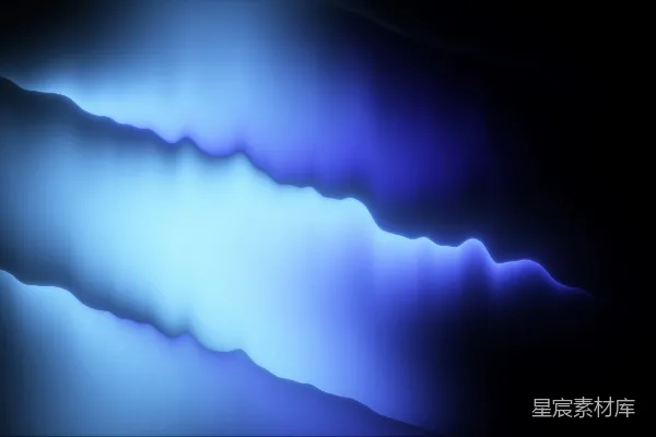 高清摄影 闪耀的蓝紫色极光