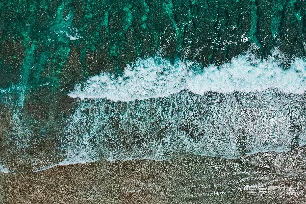 高清摄影 海洋波浪的空中俯瞰