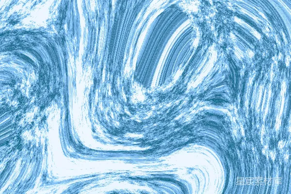 高清摄影 蓝色和白色交错的漩涡图案