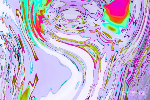 高清摄影 绚丽色彩与光的抽象漩涡