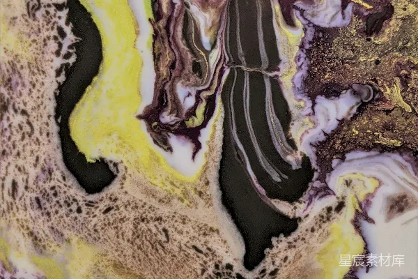 高清摄影 一幅色彩各异的画作的特写。