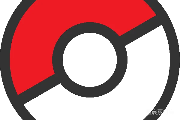 元素素材 poke球