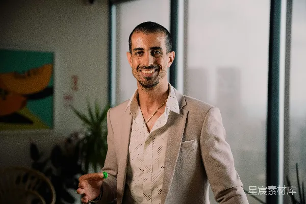 高清摄影 一个留着胡子的男人