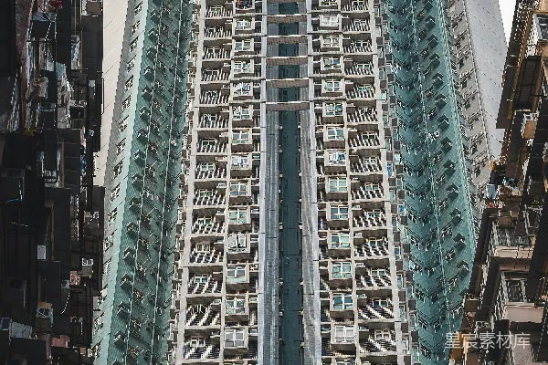 高清摄影 从下方看高楼大厦