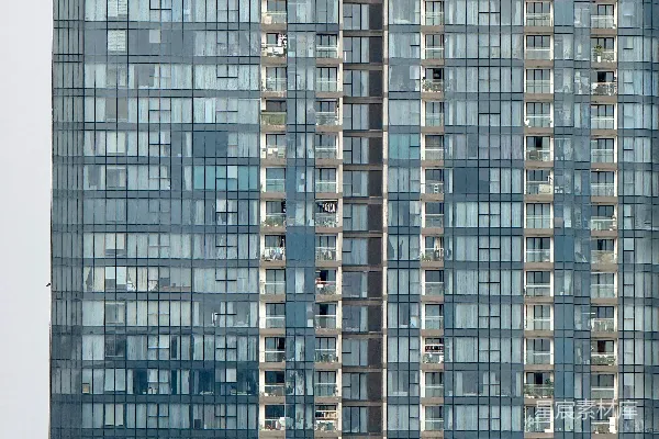 高清摄影 现代玻璃幕墙高层建筑
