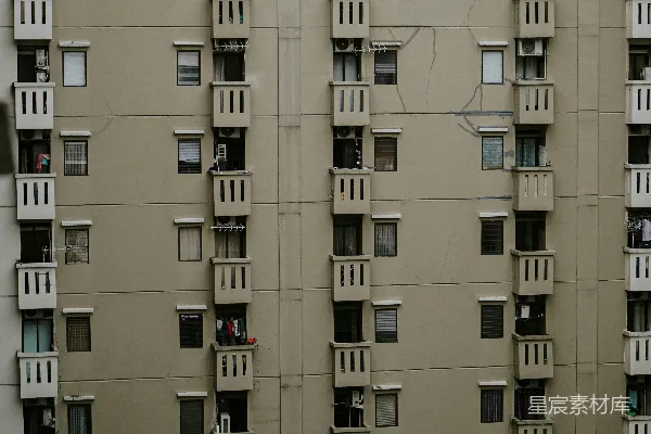 高清摄影 白色和灰色的混凝土建筑