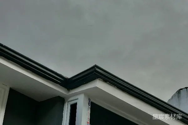 高清摄影 一座带风向标顶的建筑物