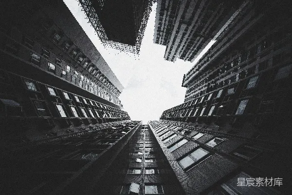高清摄影 从建筑物的俯视图