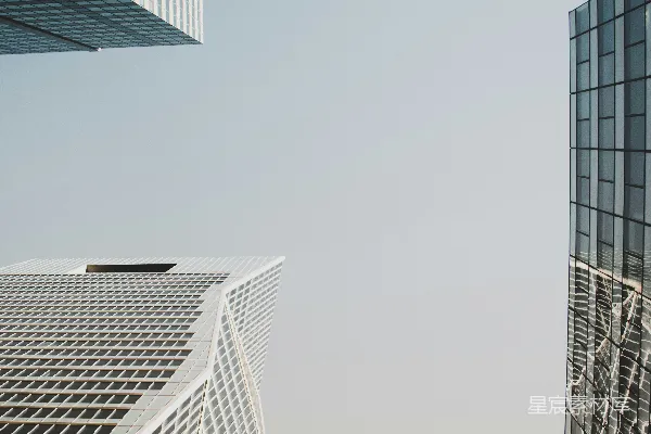 高清摄影 低角度拍摄混凝土建筑物