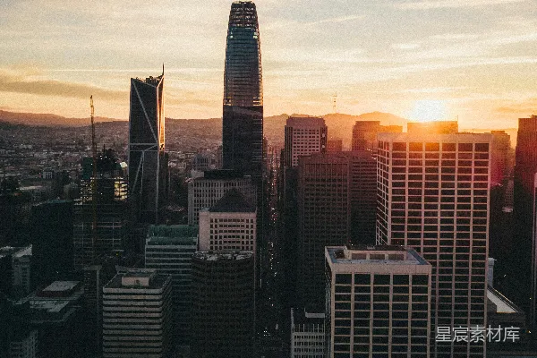 高清摄影 鸟瞰城市景观