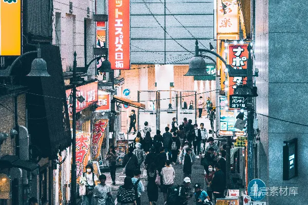 高清摄影 繁忙的城市街道