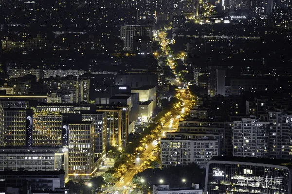 高清摄影 夜晚城市的夜景
