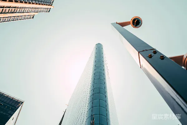 高清摄影 低角度拍摄高层建筑