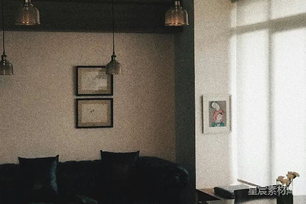 高清摄影 白色吊灯