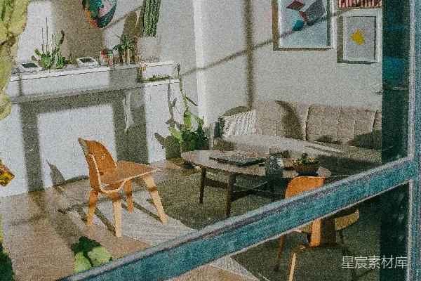 高清摄影 棕色的木椅