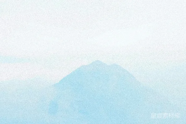 高清摄影 一张远处模糊的山脉照片
