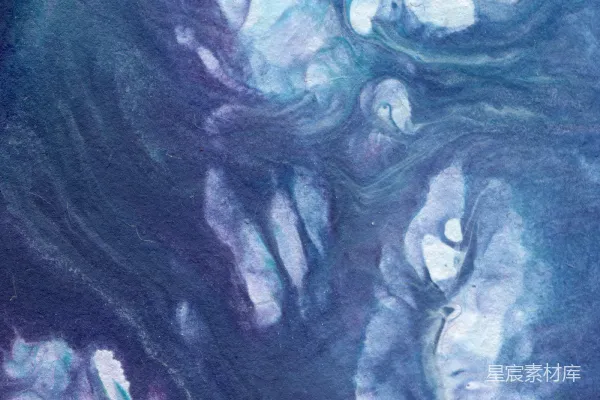 高清摄影 一幅蓝色和紫色的抽象画