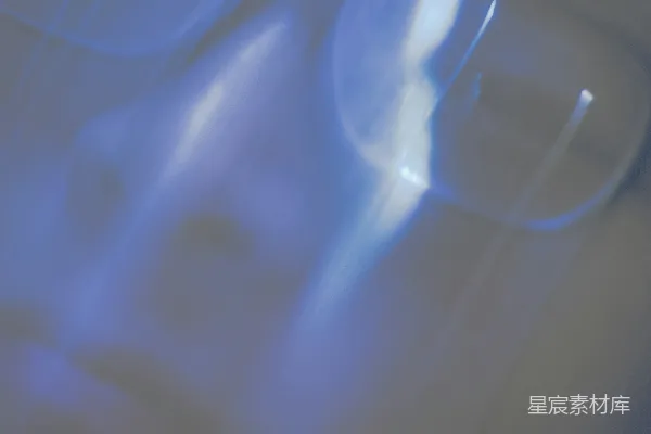 高清摄影 蓝色和白色的抽象光条纹