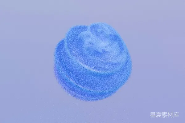 高清摄影 白色背景上一个蓝色按钮的特写