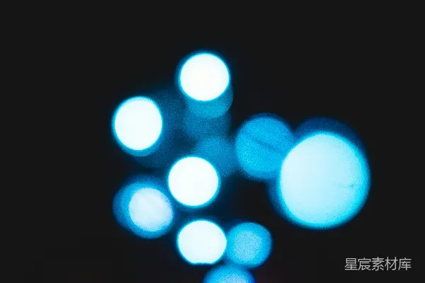 高清摄影 蓝光斑点摄影