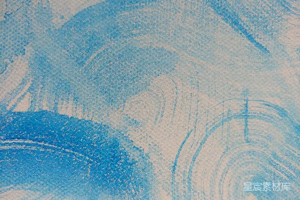 高清摄影 一幅蓝白相间的画作的特写