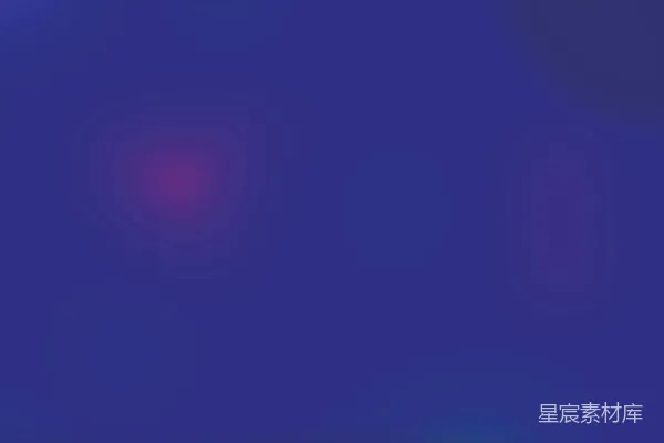 高清摄影 模糊的蓝天中有一抹红色光线。