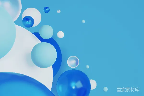 高清摄影 一个蓝白相间的背景，带有泡沫。