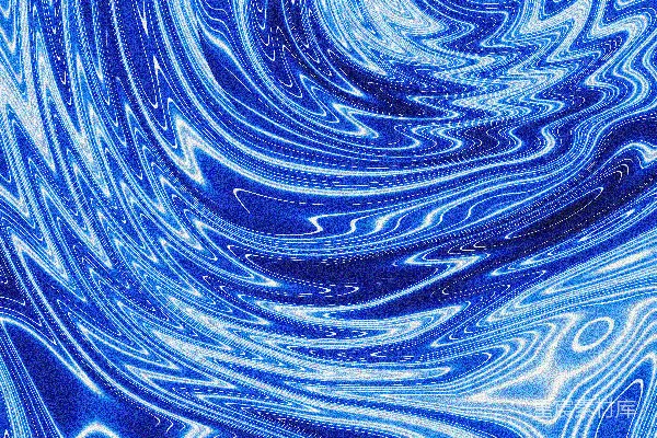 高清摄影 抽象的蓝色和白色线条漩涡图案