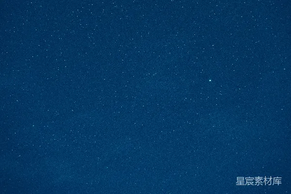 高清摄影 夜空中的星星和蓝天