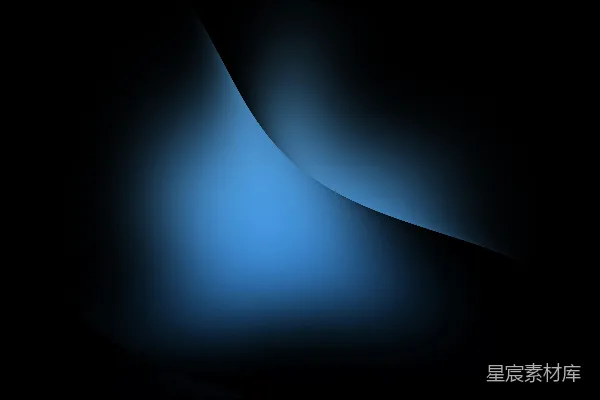 高清摄影 蓝光在黑色背景上