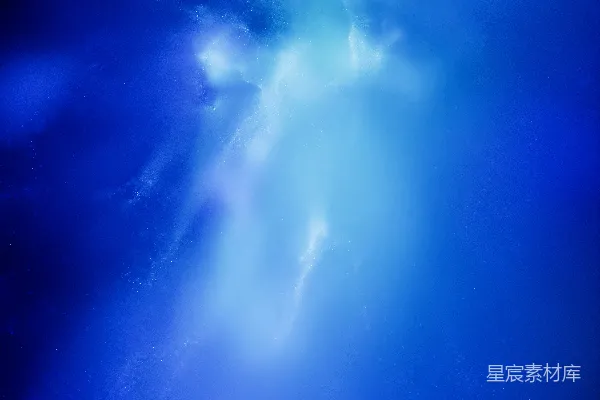 高清摄影 蓝色和白色的抽象背景，类似于一个星系。