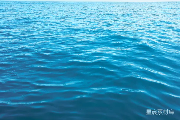 高清摄影 白天的蓝海水