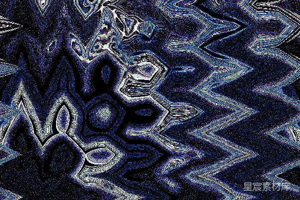 高清摄影 抽象的波浪图案，带有蓝色的渐变色彩。