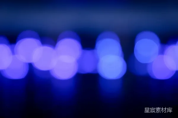 高清摄影 蓝白光斑