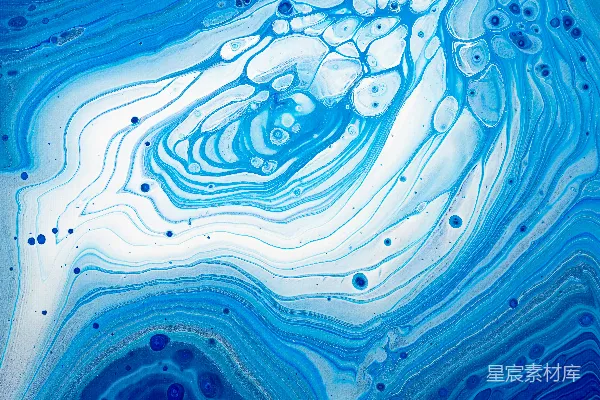 高清摄影 蓝白抽象画
