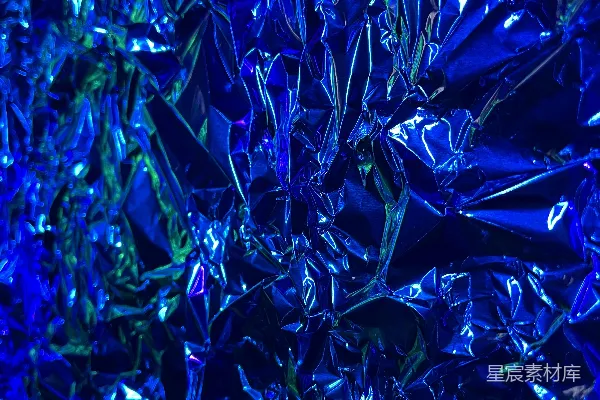 高清摄影 一张光滑的蓝色表面的特写照片