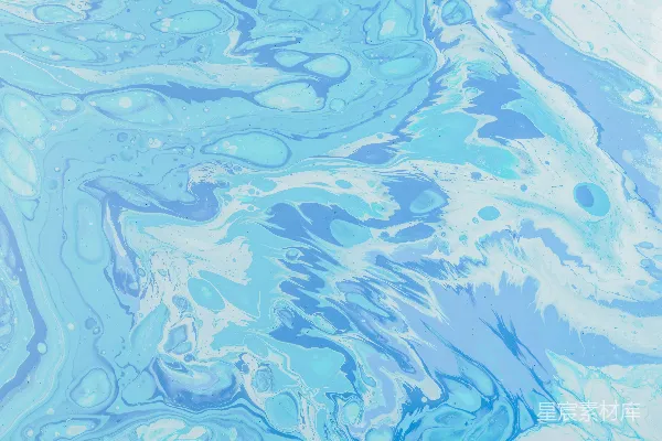 高清摄影 蓝水中的水滴