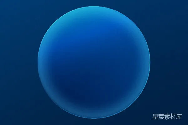 高清摄影 深蓝色背景中有一个圆形形状。