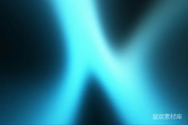 高清摄影 抽象的蓝光条纹在黑暗背景上闪烁