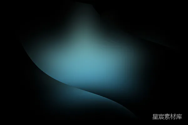 高清摄影 蓝光在黑色背景上的抽象图案