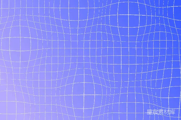 高清摄影 蓝紫渐变背景上的扭曲网格图案
