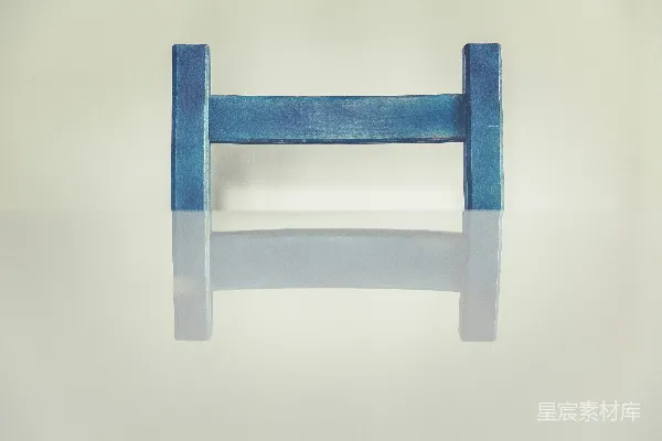 高清摄影 蓝白木框