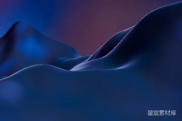 高清摄影 模糊不清的山脉图像