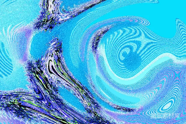 高清摄影 摘要，漩涡状的蓝紫色营造出独特的设计。