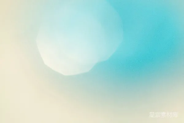 高清摄影 柔和的蓝色和米色抽象背景，带有光斑效果的灯光。