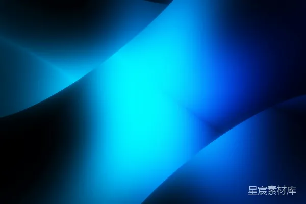 高清摄影 抽象的蓝色和黑色发光曲线
