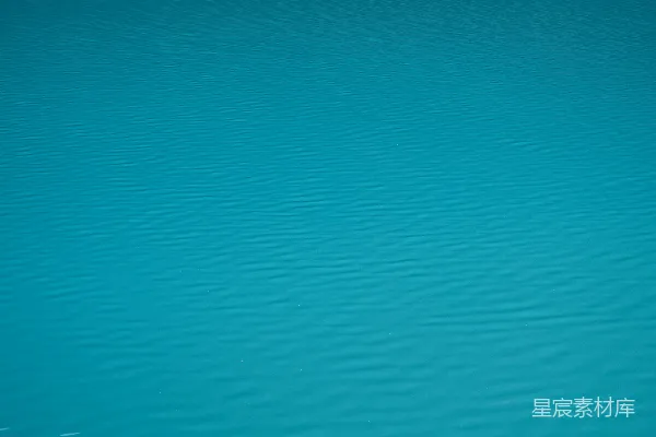 高清摄影 碧绿的蓝绿色海水与深色的森林背景