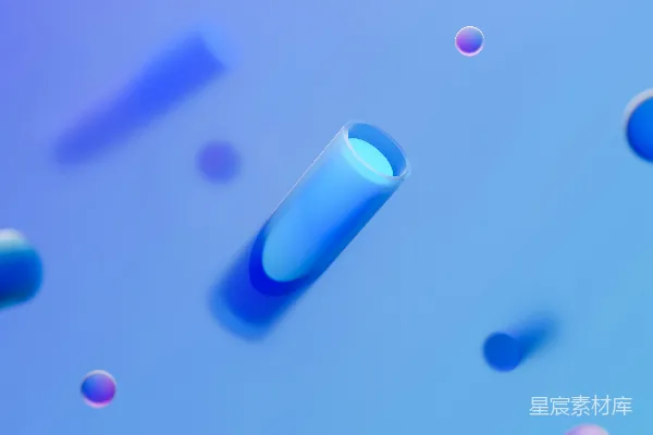高清摄影 水中的蓝水母