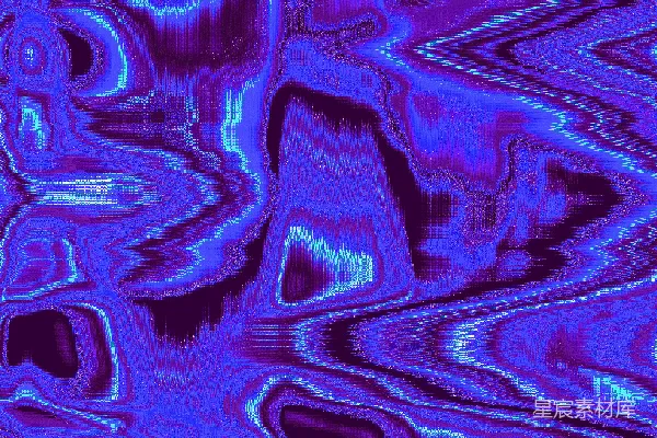 高清摄影 鲜艳的蓝色和紫色抽象液体图案背景。