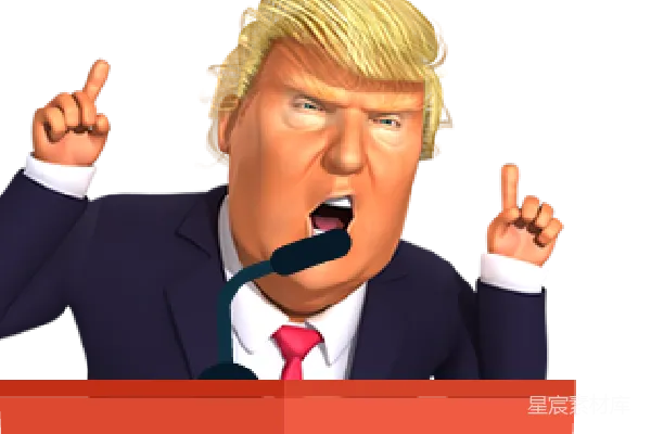 元素素材 唐纳德